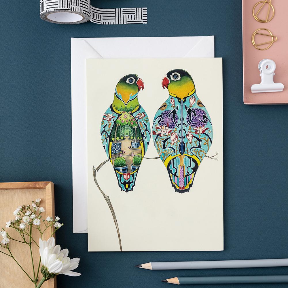 Lovebirds - The Nancy Smillie Shop - Art, Jewellery & Designer Gifts Glasgow