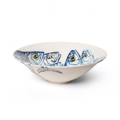 Mackerel Salad Bowl - The Nancy Smillie Shop - Art, Jewellery & Designer Gifts Glasgow