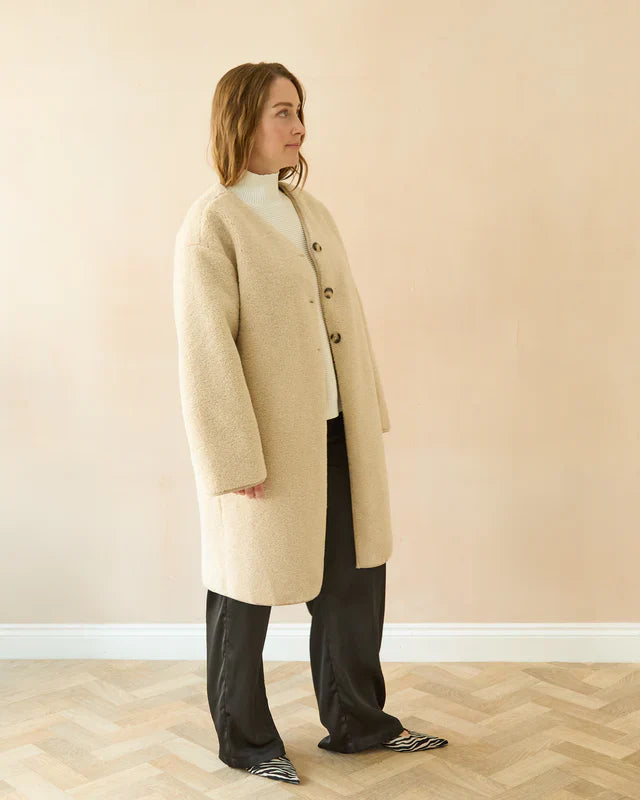 Maggie Coat Cream - Clothing - Scotland