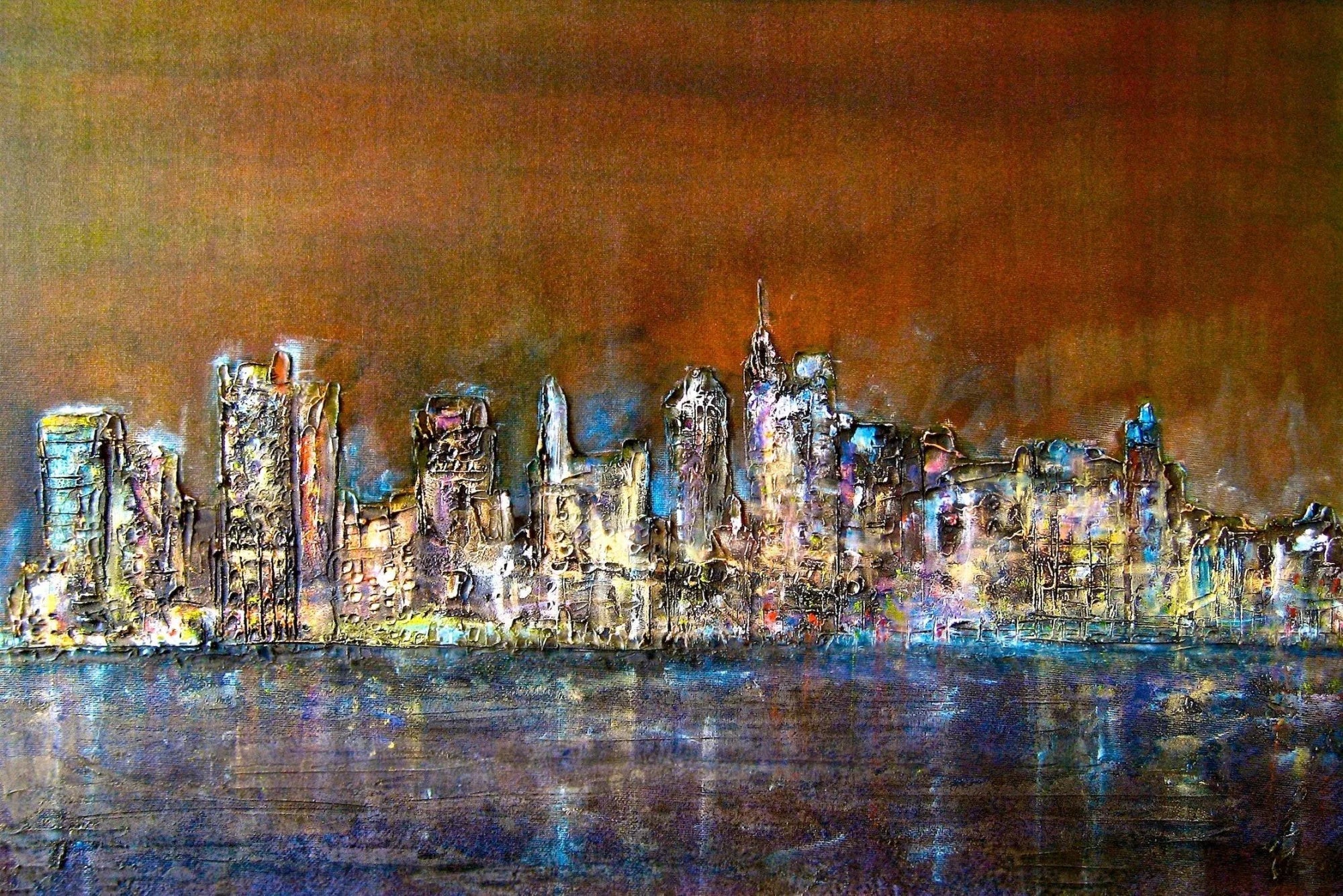 Manhattan Nights  | Statement Interior Wall Art from Scotland