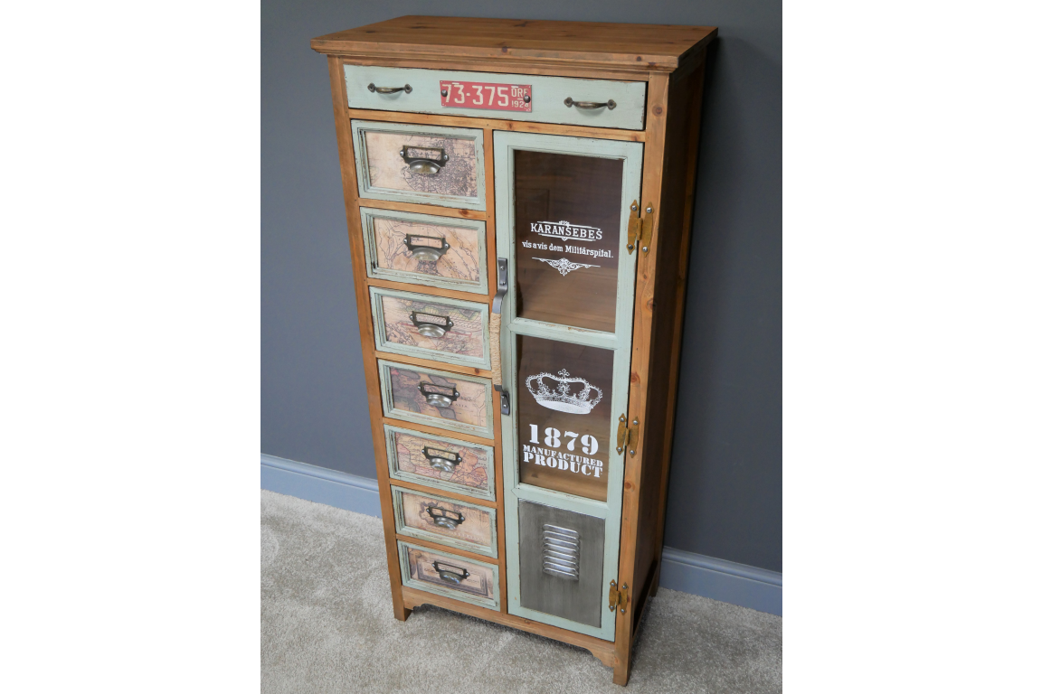 Map Cabinet - The Nancy Smillie Shop - Art, Jewellery & Designer Gifts Glasgow