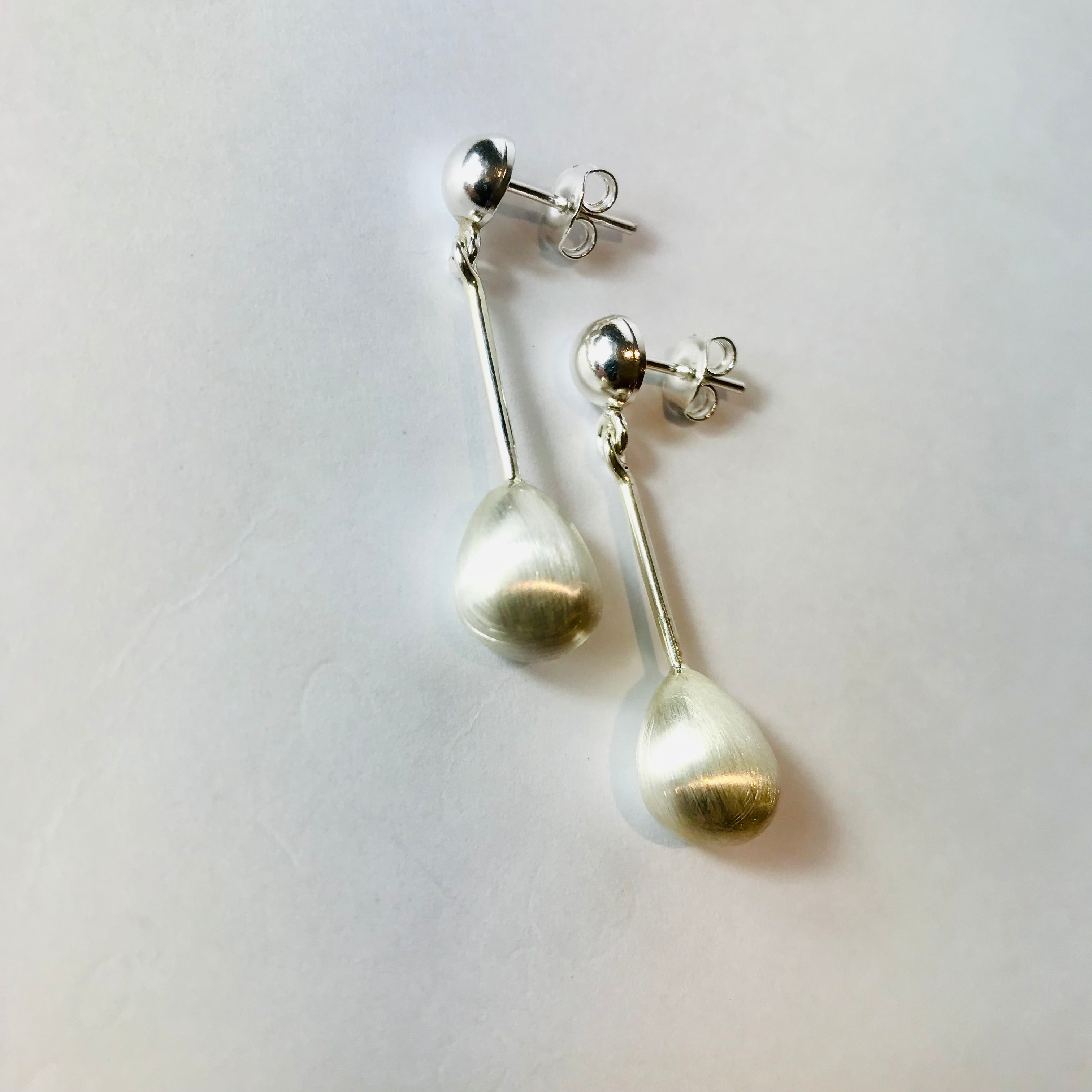 Matt Pebble Earrings - The Nancy Smillie Shop - Art, Jewellery & Designer Gifts Glasgow