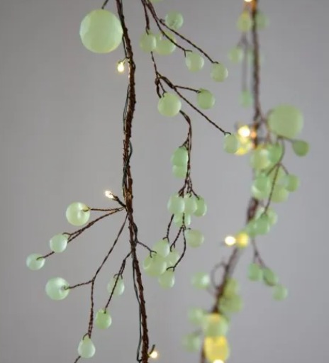 Green Matt Crystal Blossom