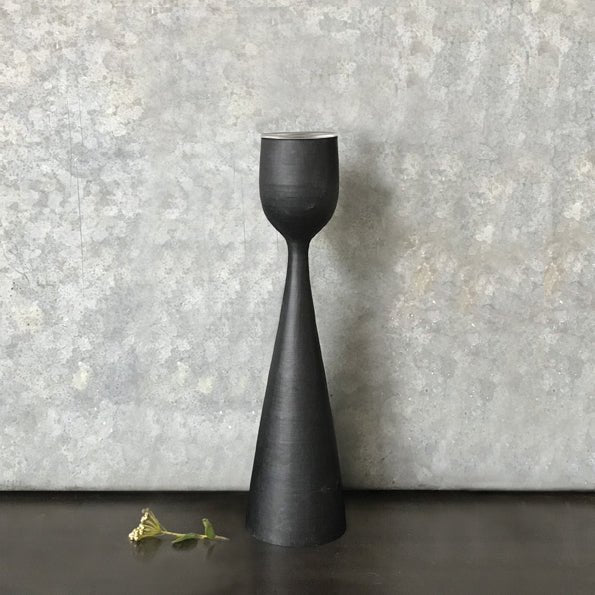 Medium Black Tealight Holder - The Nancy Smillie Shop - Art, Jewellery & Designer Gifts Glasgow