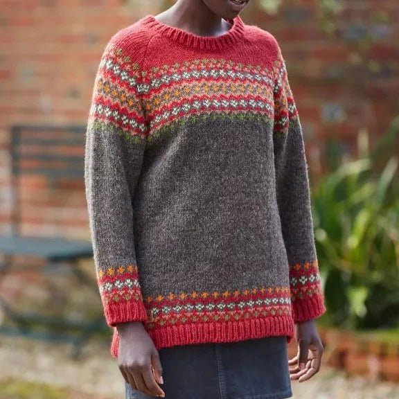 Medium Burgundy Elgin Sweater - The Nancy Smillie Shop - Art, Jewellery & Designer Gifts Glasgow