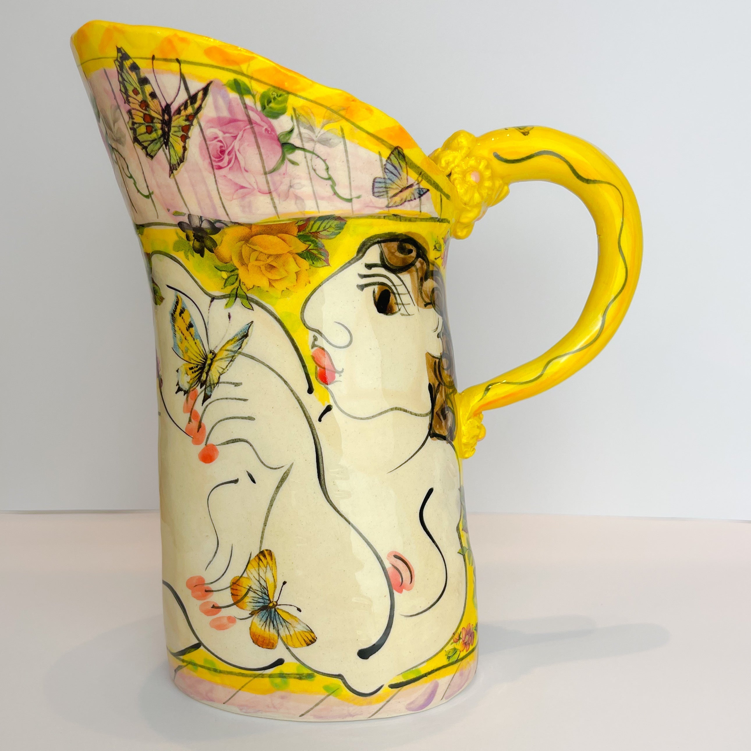 Mid Yellow Jug - The Nancy Smillie Shop - Art, Jewellery & Designer Gifts Glasgow