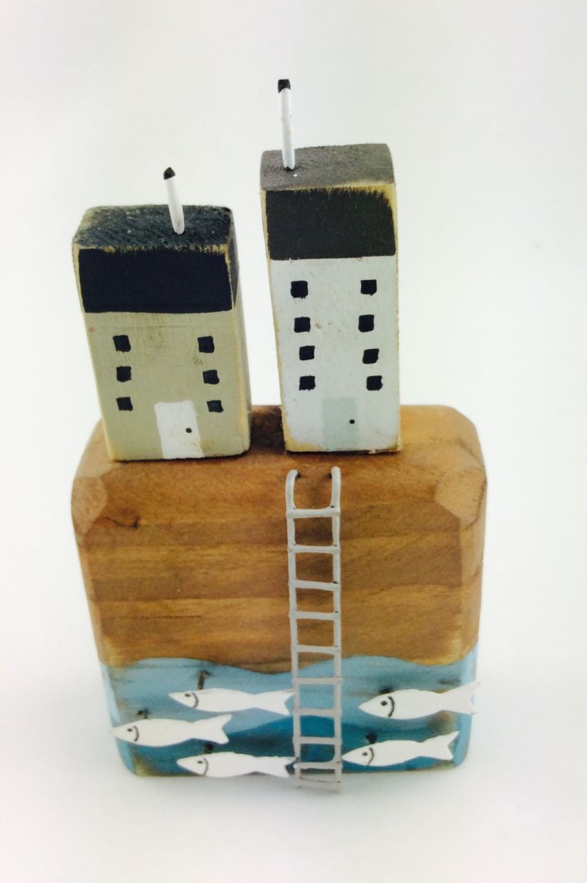 Mini Harbour & Fish - The Nancy Smillie Shop - Art, Jewellery & Designer Gifts Glasgow