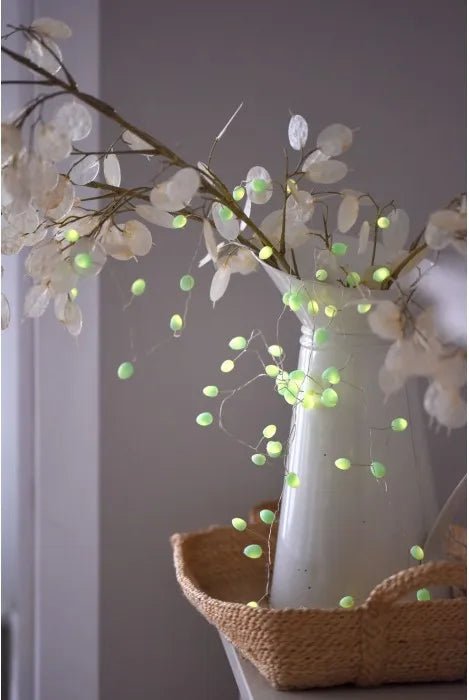 Mint Teardrop Mains String Lights - The Nancy Smillie Shop - Art, Jewellery & Designer Gifts Glasgow