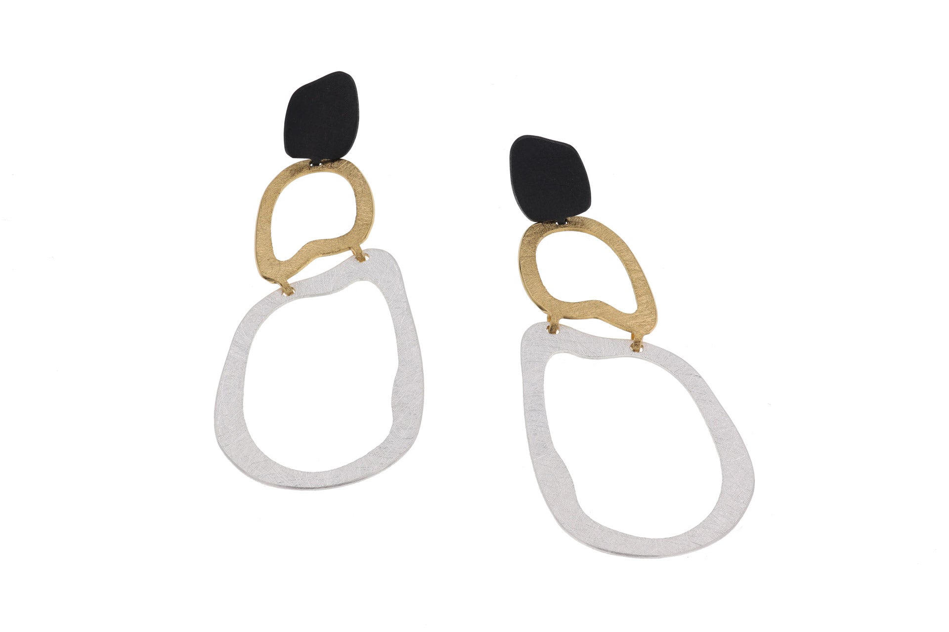 Mixed Loop Earrings - The Nancy Smillie Shop - Art, Jewellery & Designer Gifts Glasgow