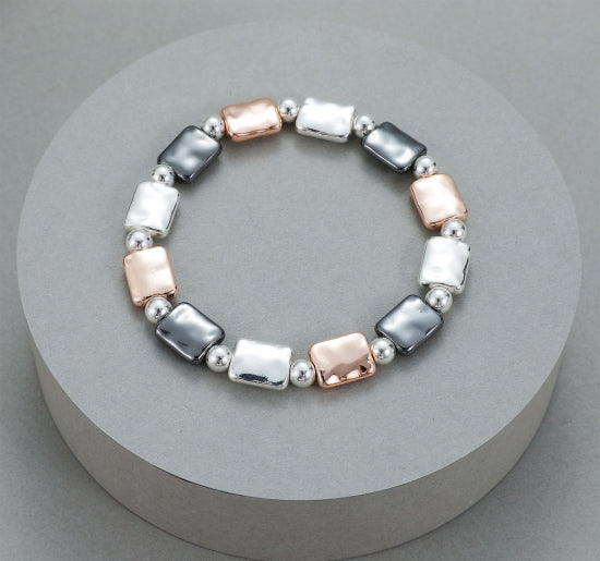 Mixed Rectangular Bracelet - The Nancy Smillie Shop - Art, Jewellery & Designer Gifts Glasgow