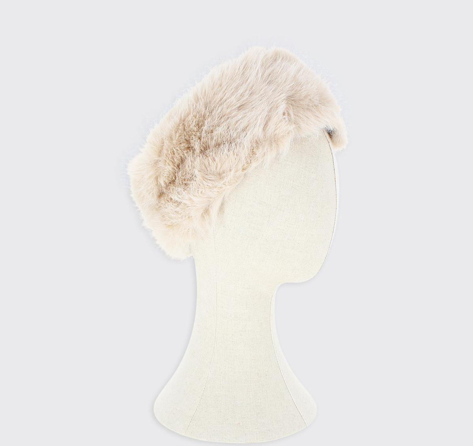 Mocha Cream Lucille Faux Fur Headband - Scarves! - Scotland