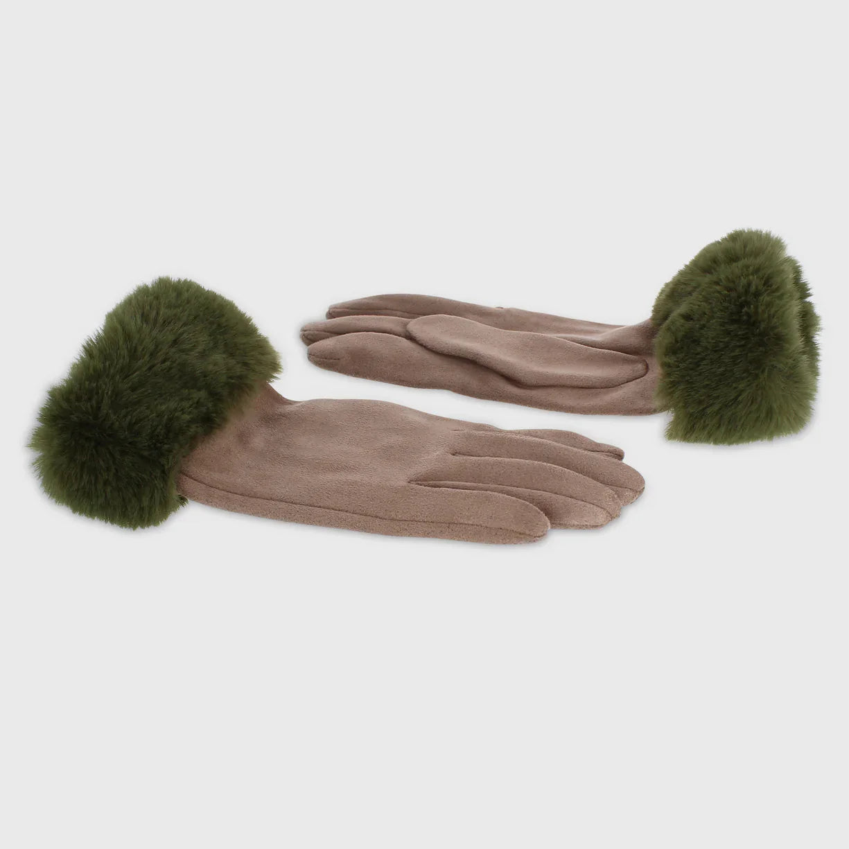 Mocha & Green Marni Gloves | The Nancy Smillie Shop - Art, Jewellery & Designer Gifts Glasgow Scotland