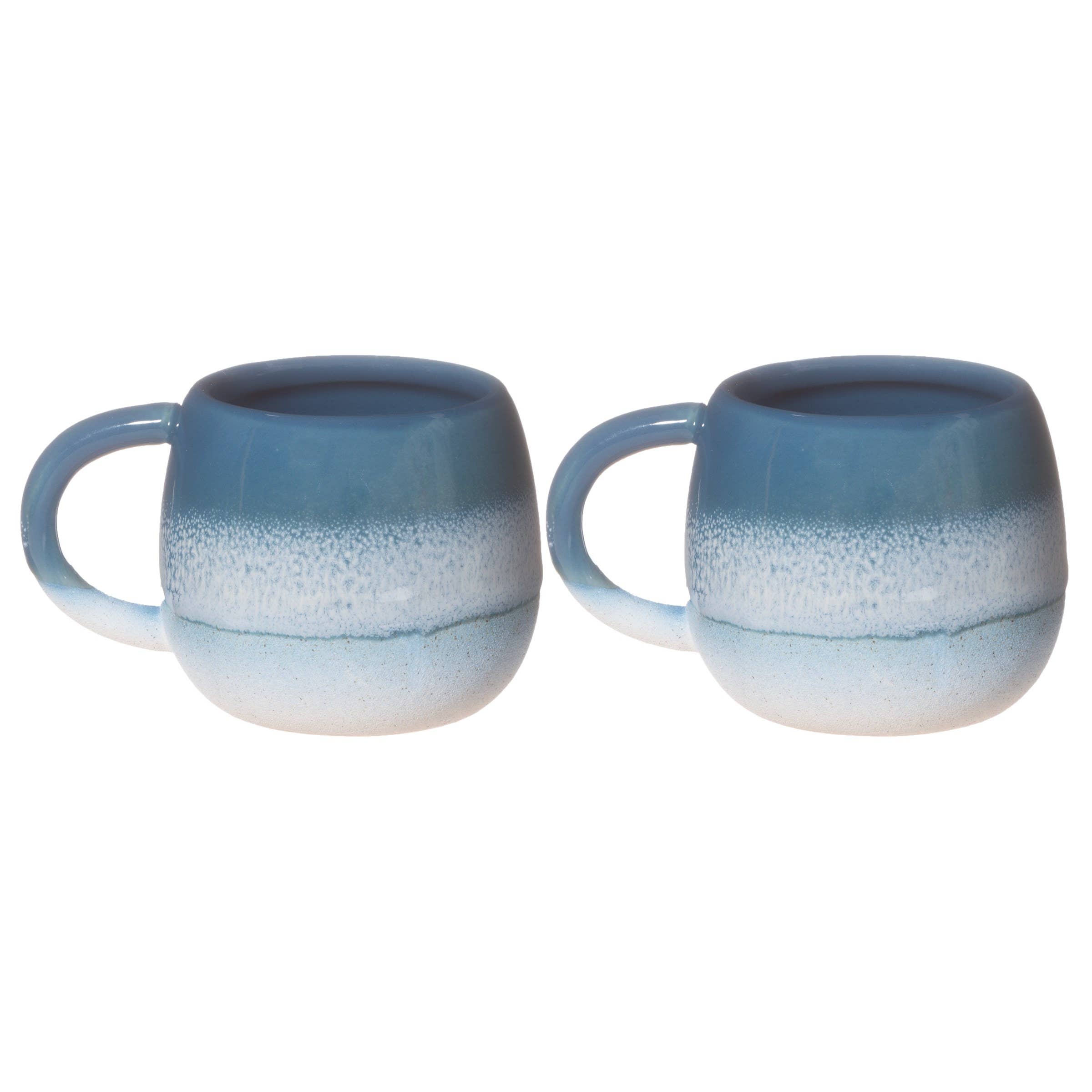 Mojave Glaze Espresso Blue Mug - Set of 2 - All House & Home - Scotland