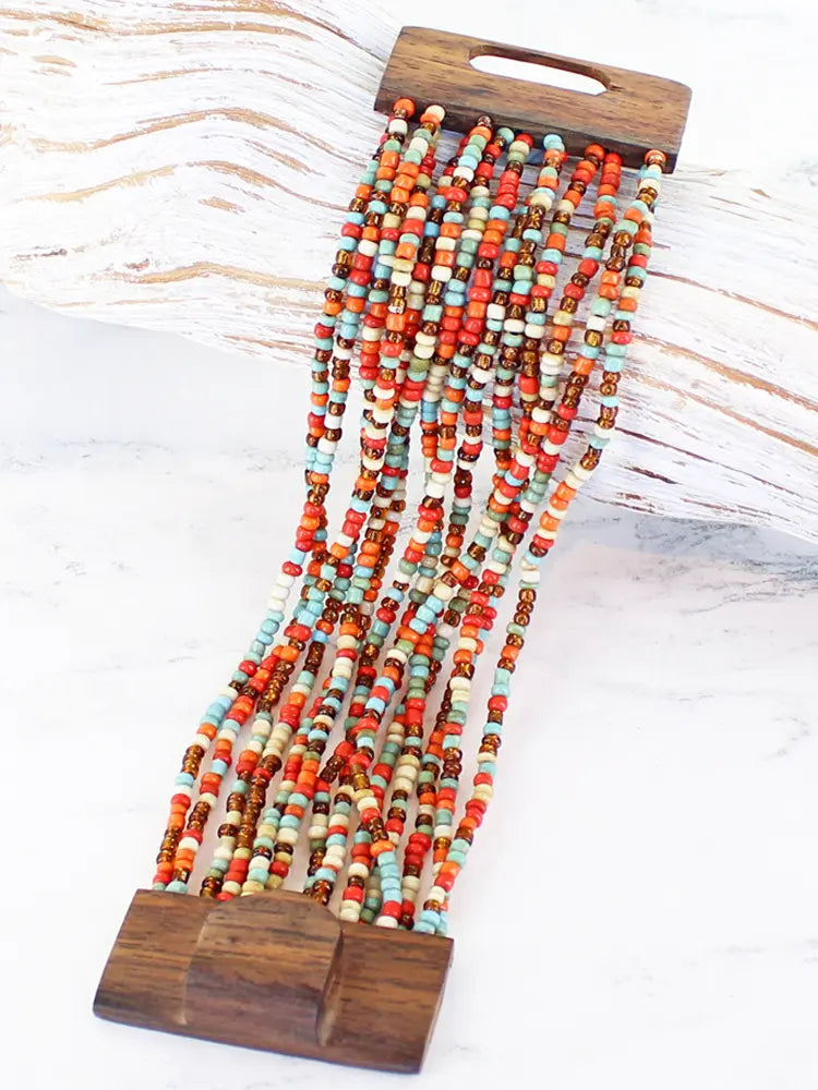 Multi-strand mixed bead Bracelet