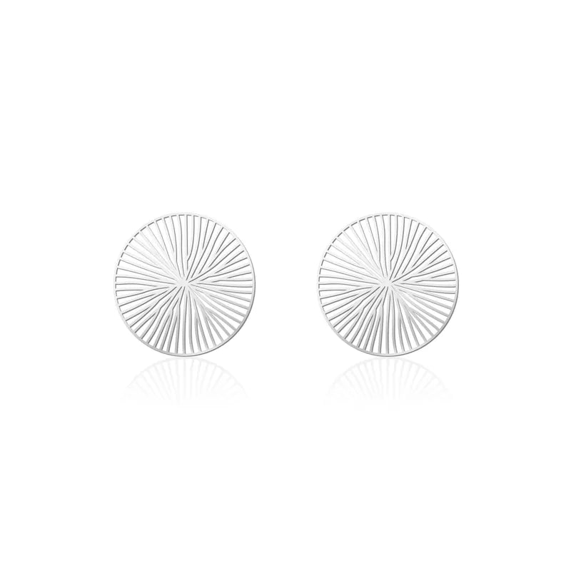 Mushroom Earrings Silver - The Nancy Smillie Shop - Art, Jewellery & Designer Gifts Glasgow
