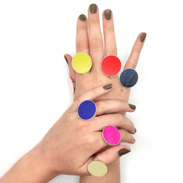 Mustard Luna Ring - The Nancy Smillie Shop - Art, Jewellery & Designer Gifts Glasgow