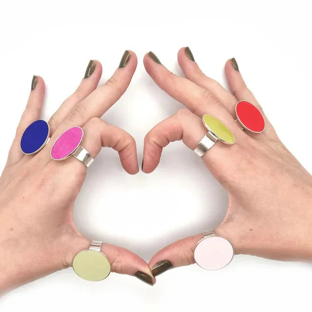 Mustard Luna Ring - The Nancy Smillie Shop - Art, Jewellery & Designer Gifts Glasgow