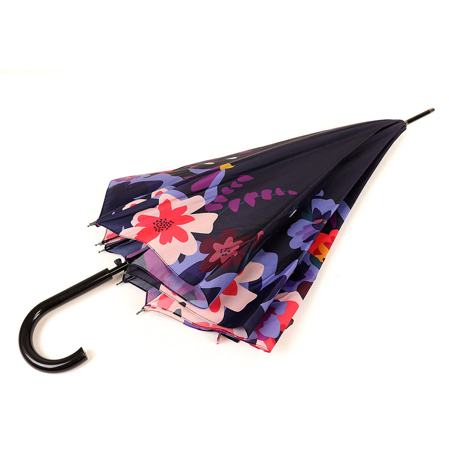 Navy Floral Print Umbrella - ALL ITEMS - Scotland
