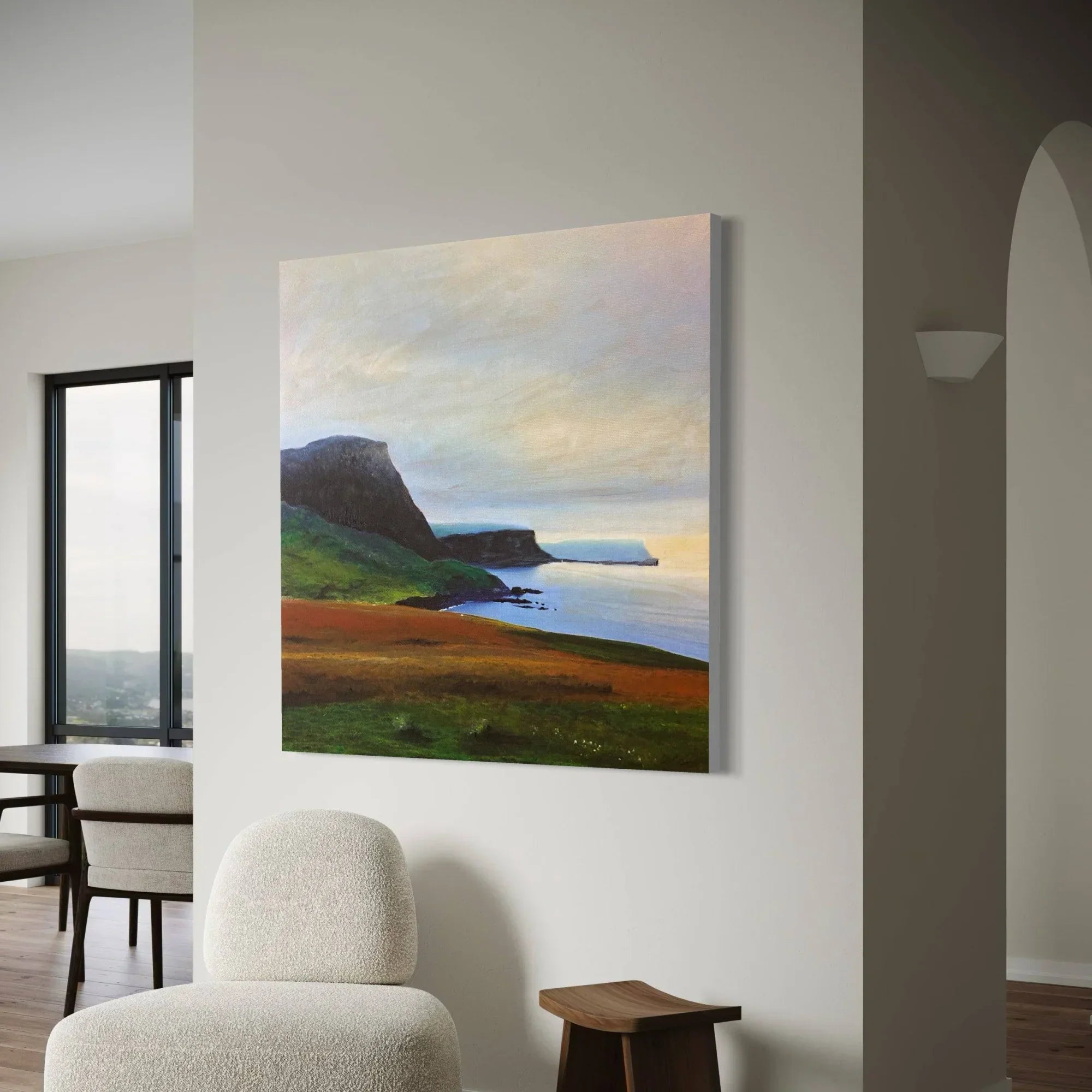 Neist Point Cliffs  | Statement Interior Wall Art from Scotland