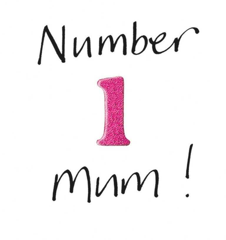 Number 1 Mum Card - The Nancy Smillie Shop - Art, Jewellery & Designer Gifts Glasgow