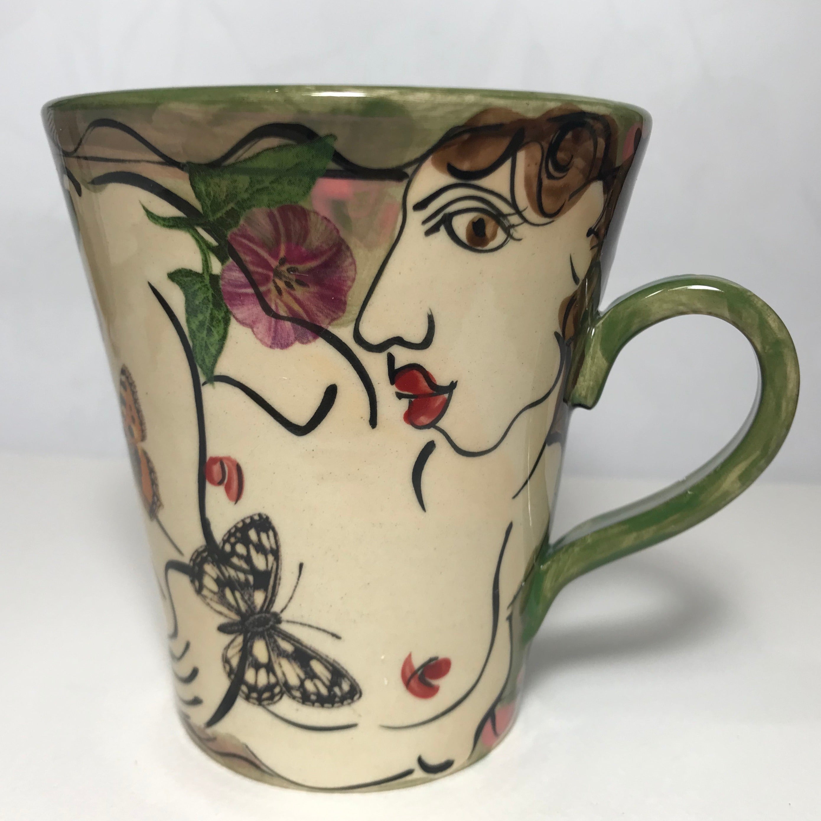 Olive Green Mug - The Nancy Smillie Shop - Art, Jewellery & Designer Gifts Glasgow