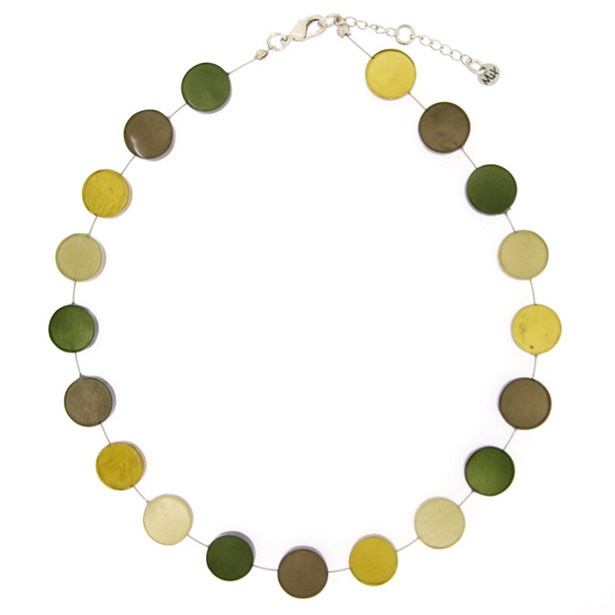 Olive Shell & Resin Necklace - The Nancy Smillie Shop - Art, Jewellery & Designer Gifts Glasgow