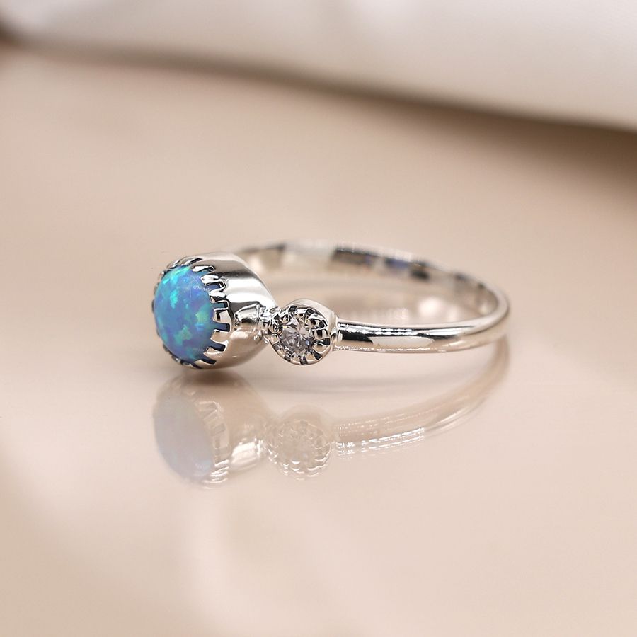 Opal Ring - The Nancy Smillie Shop - Art, Jewellery & Designer Gifts Glasgow