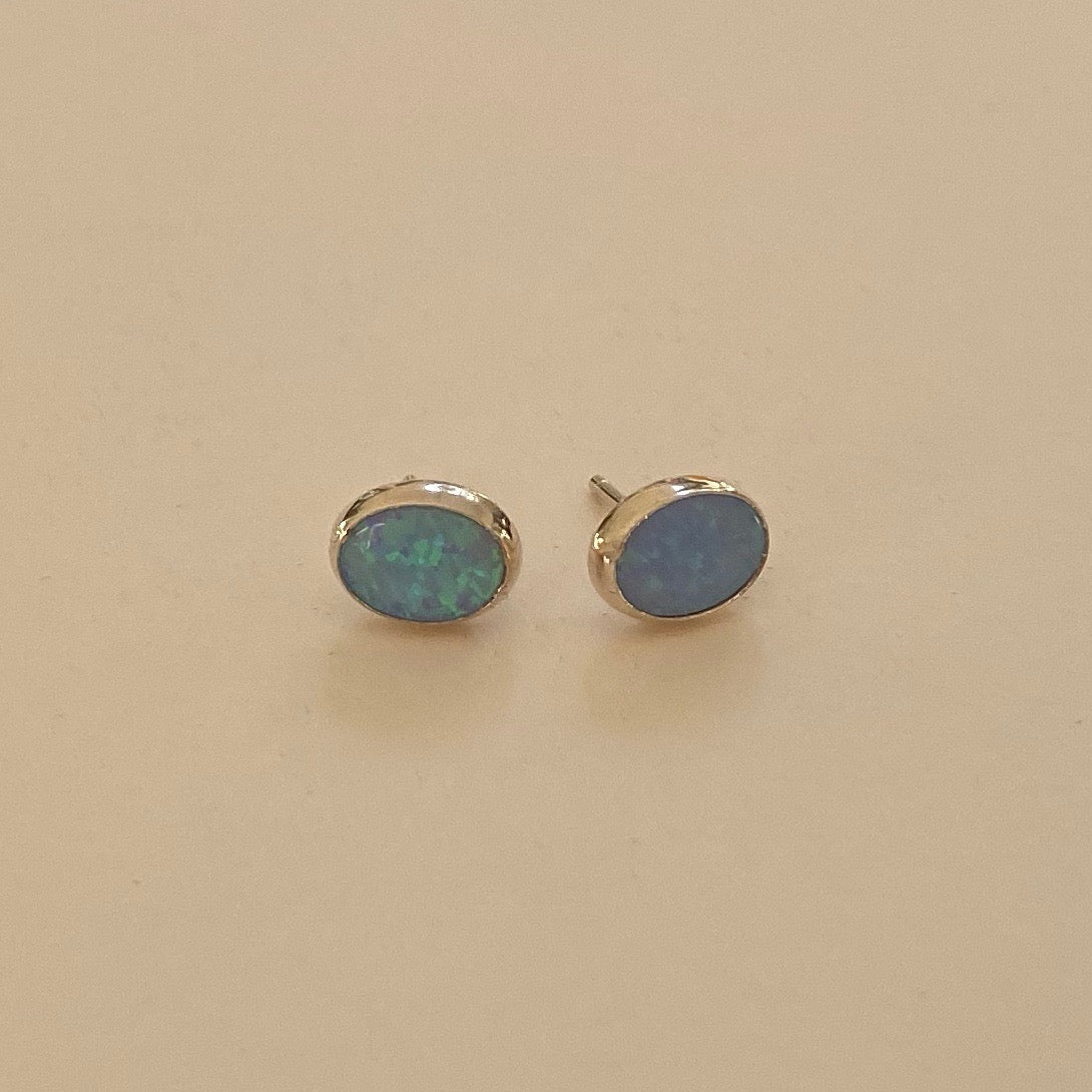 Opal Studs - The Nancy Smillie Shop - Art, Jewellery & Designer Gifts Glasgow