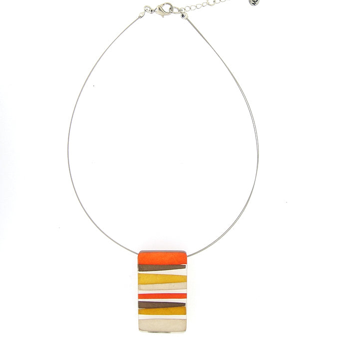 Orange Mix Necklace - The Nancy Smillie Shop - Art, Jewellery & Designer Gifts Glasgow