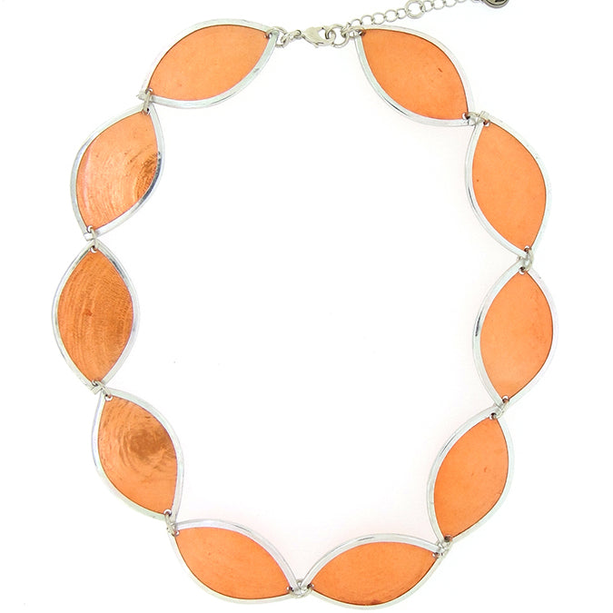 Orange Shell Necklace - The Nancy Smillie Shop - Art, Jewellery & Designer Gifts Glasgow