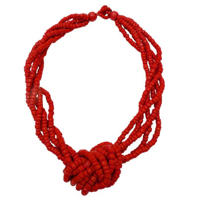 orange twist necklace - Jewellery - Scotland