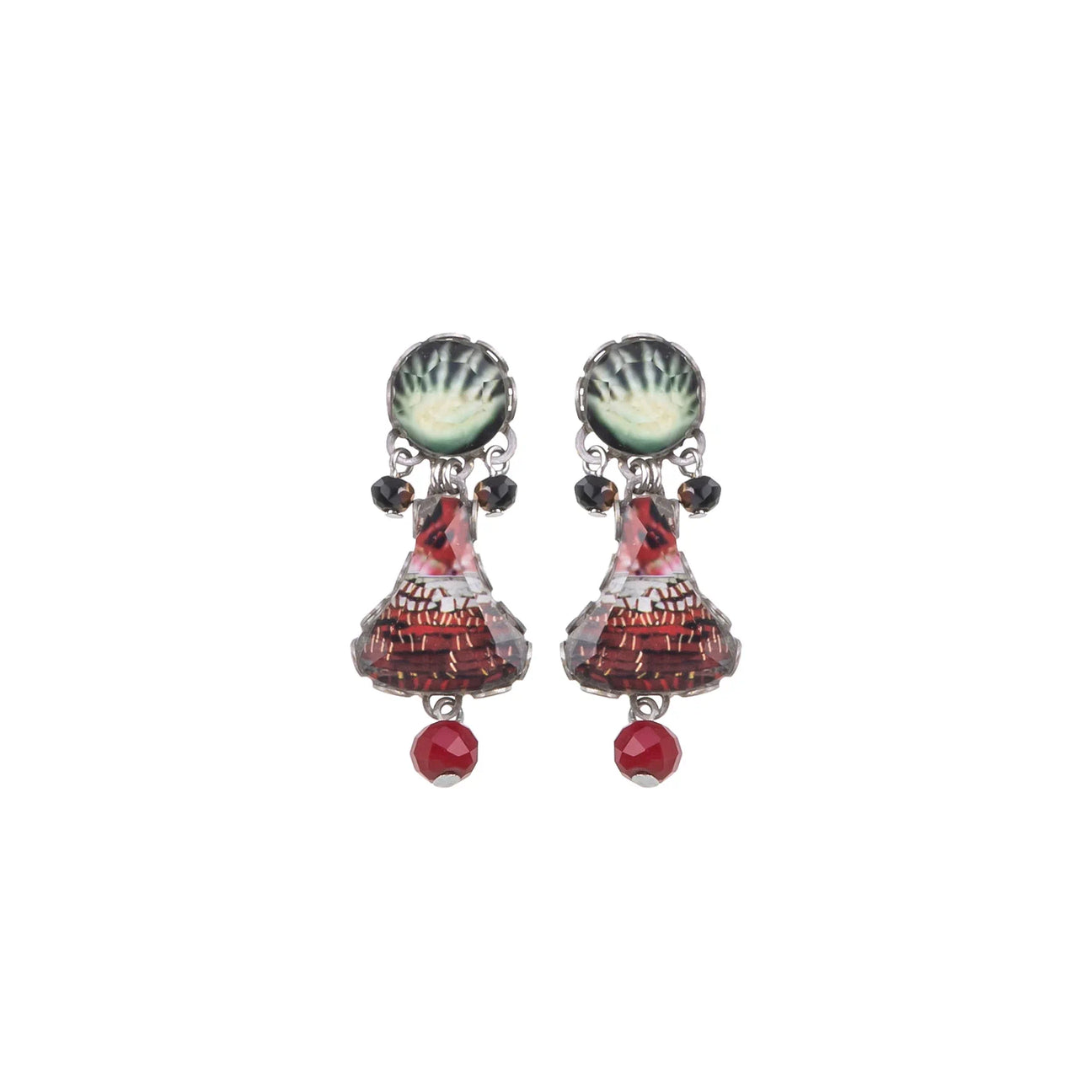 Oriental Hues Earrings - Jewellery - Scotland