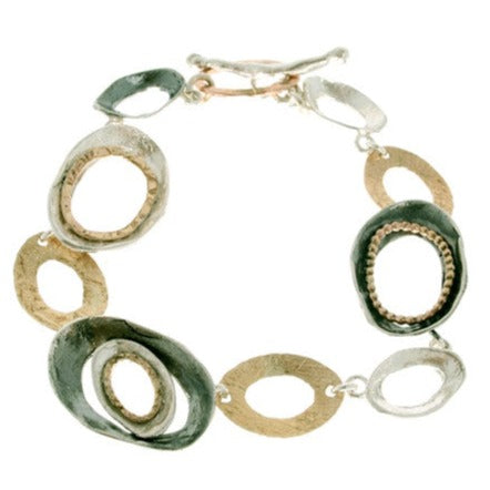 Oval Hoop Bracelet - The Nancy Smillie Shop - Art, Jewellery & Designer Gifts Glasgow