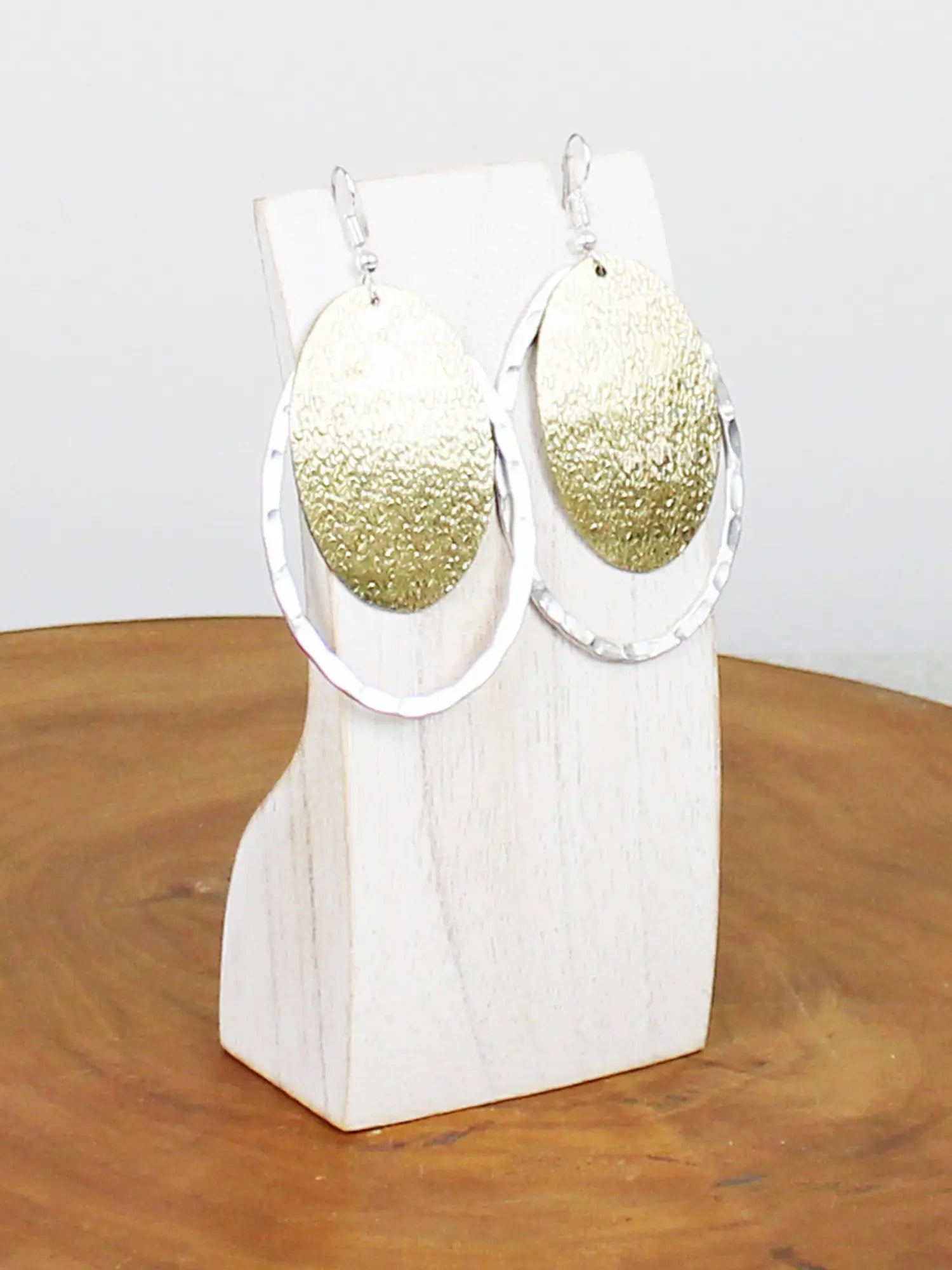 overlapping oval disc earrings - Jewellery - Scotland