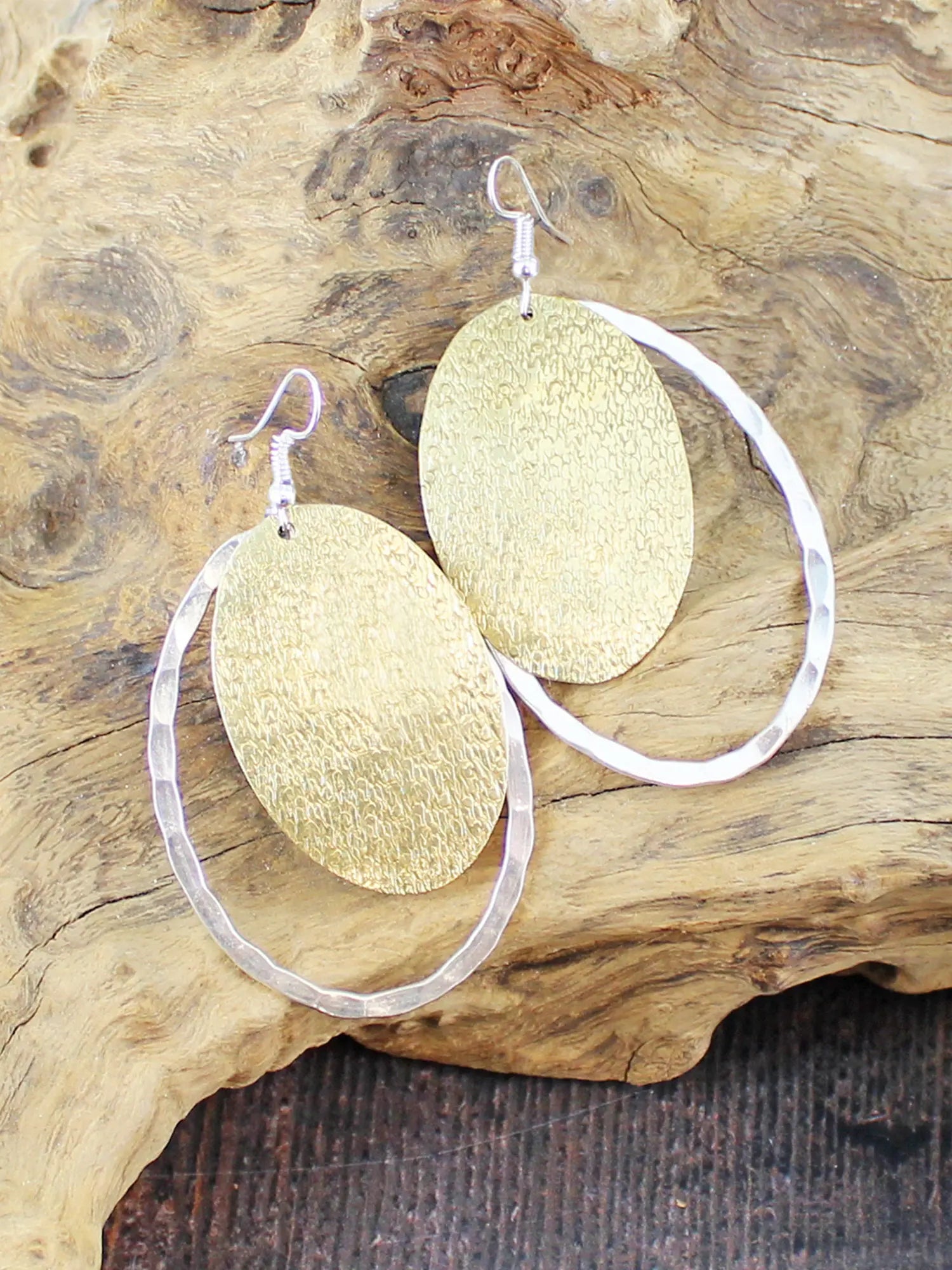 overlapping oval disc earrings - Jewellery - Scotland