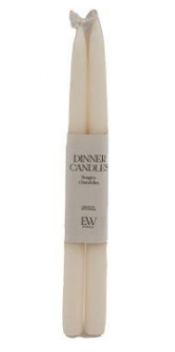 Pack of 2 Candles White | The Nancy Smillie Shop - Art, Jewellery & Designer Gifts Glasgow Scotland