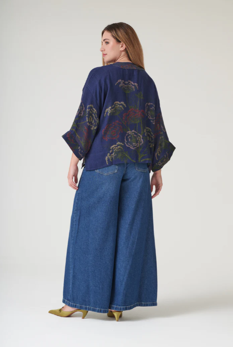 Parsley Seed Wool Kimono - Clothing - Scotland