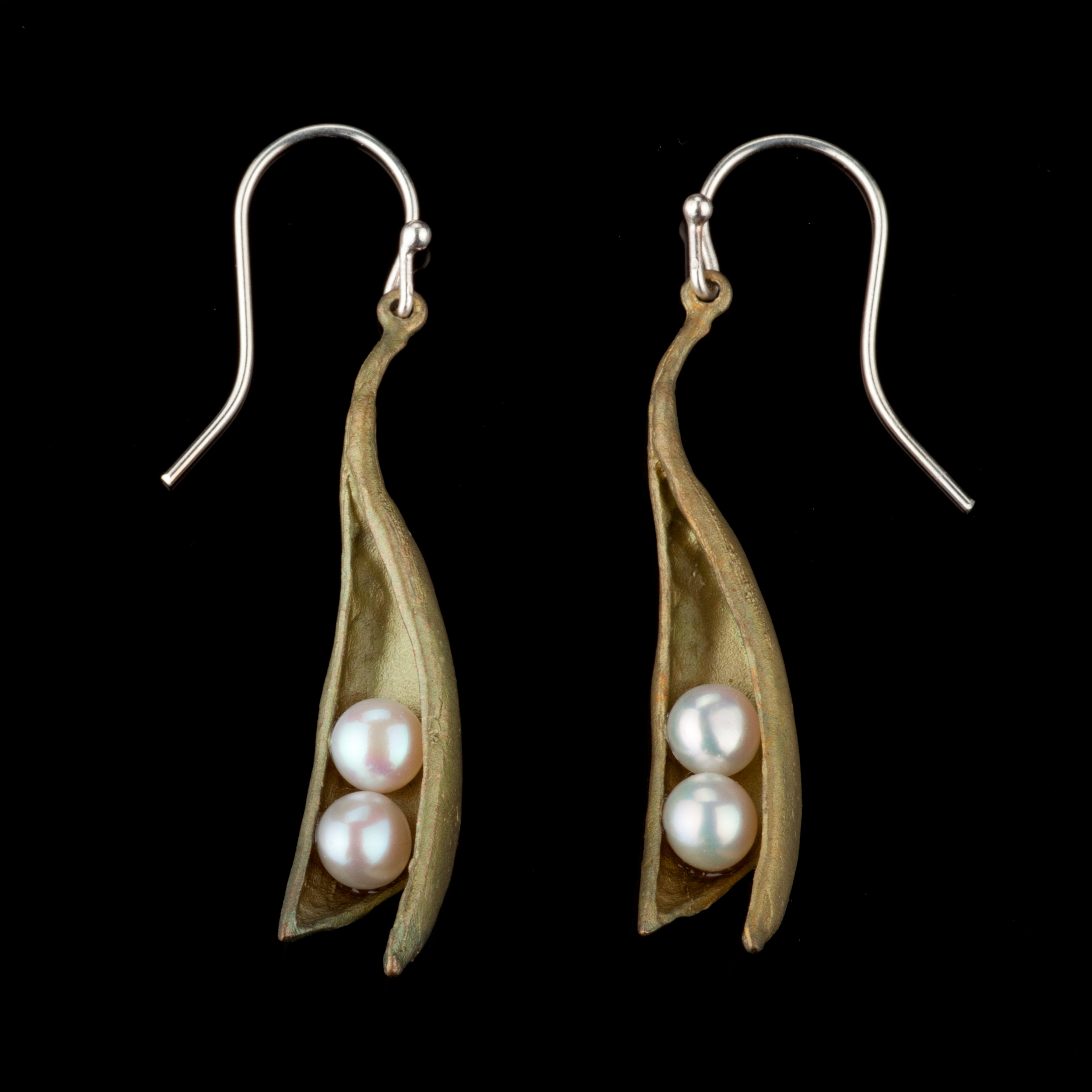 Pea Pod Earrings - The Nancy Smillie Shop - Art, Jewellery & Designer Gifts Glasgow