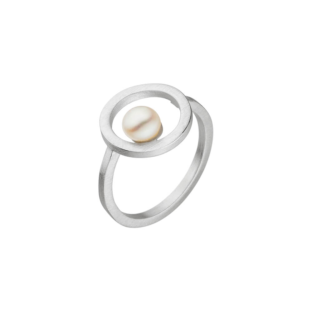 Pearl Circle Ring - The Nancy Smillie Shop - Art, Jewellery & Designer Gifts Glasgow