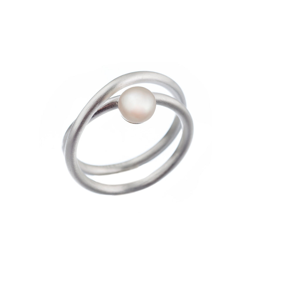 Pearl Twist Band Ring - The Nancy Smillie Shop - Art, Jewellery & Designer Gifts Glasgow