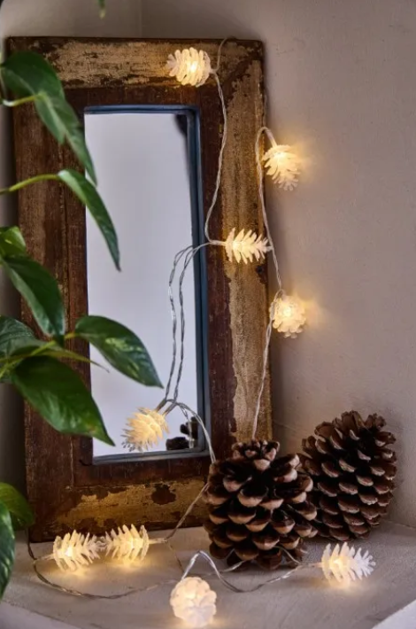 Clear Pinecone Chain