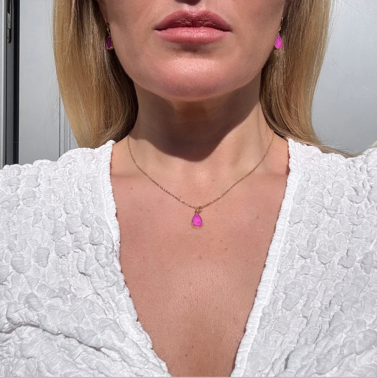 Pink Dainty Necklace - Jewellery - Scotland