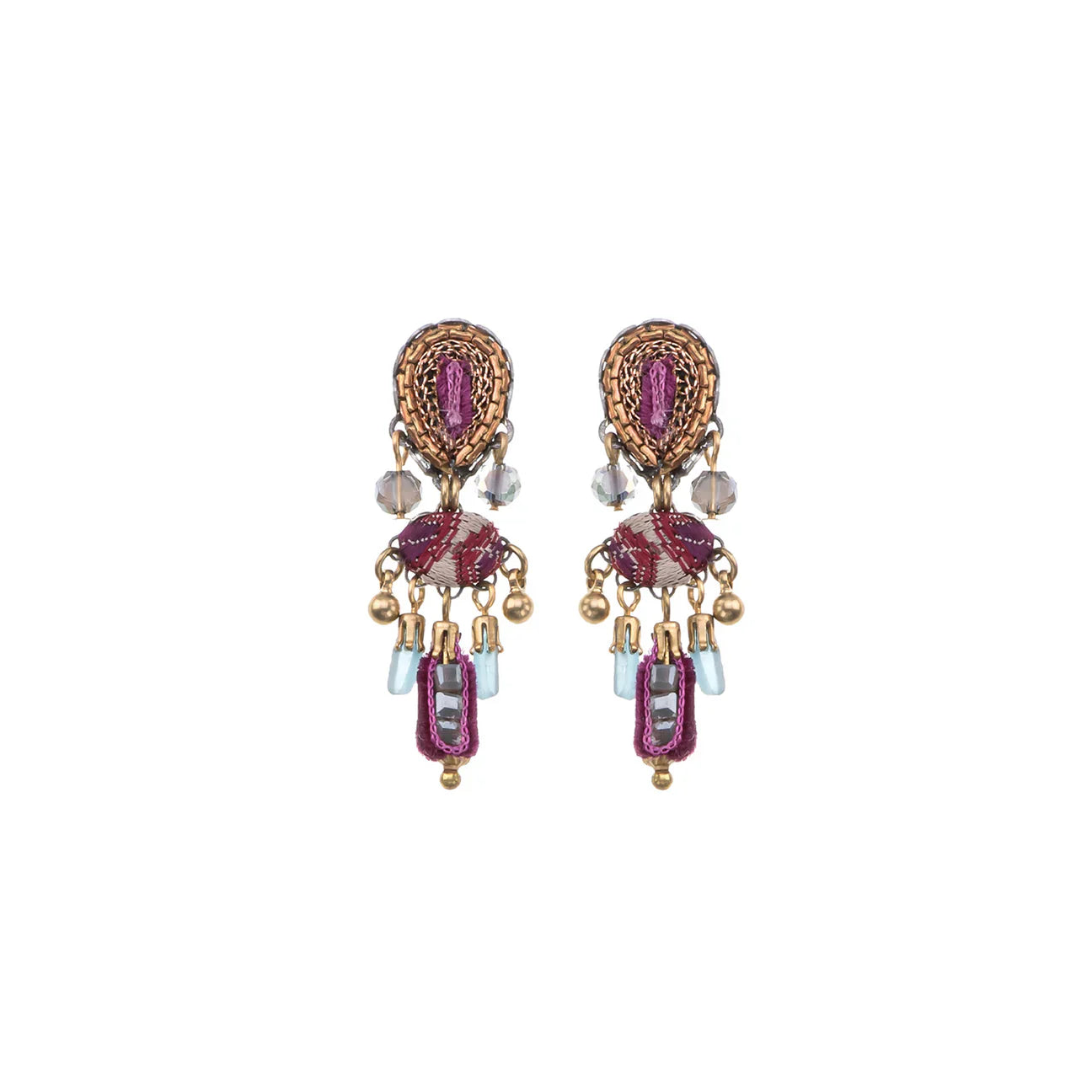 Pink & Lilac Earrings - Jewellery - Scotland