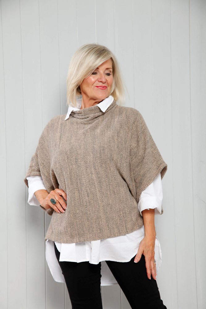 Pink Poncho Top - The Nancy Smillie Shop - Art, Jewellery & Designer Gifts Glasgow