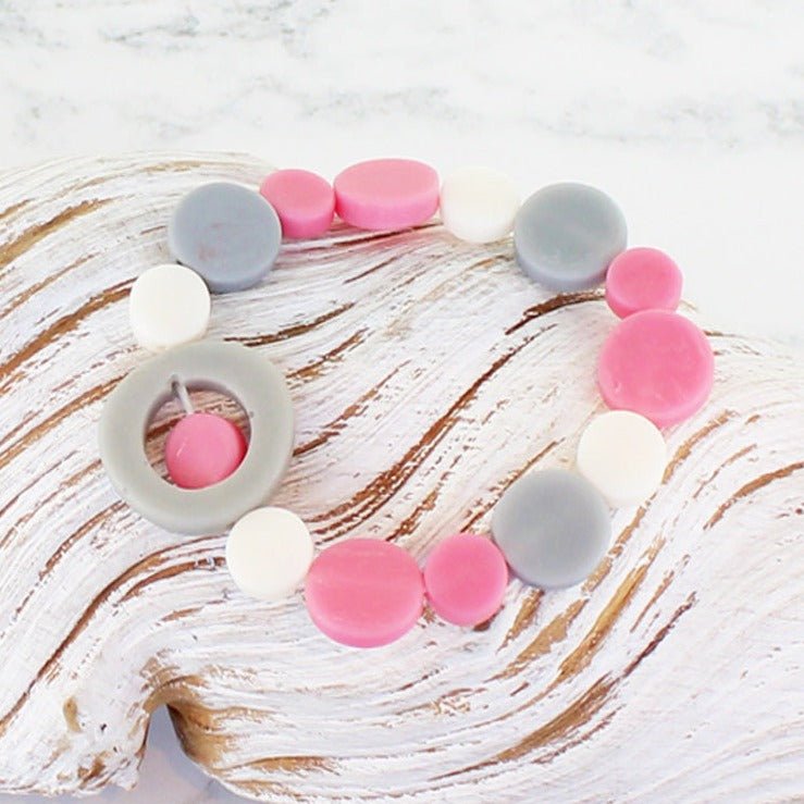 Pink Resin Bracelet - The Nancy Smillie Shop - Art, Jewellery & Designer Gifts Glasgow