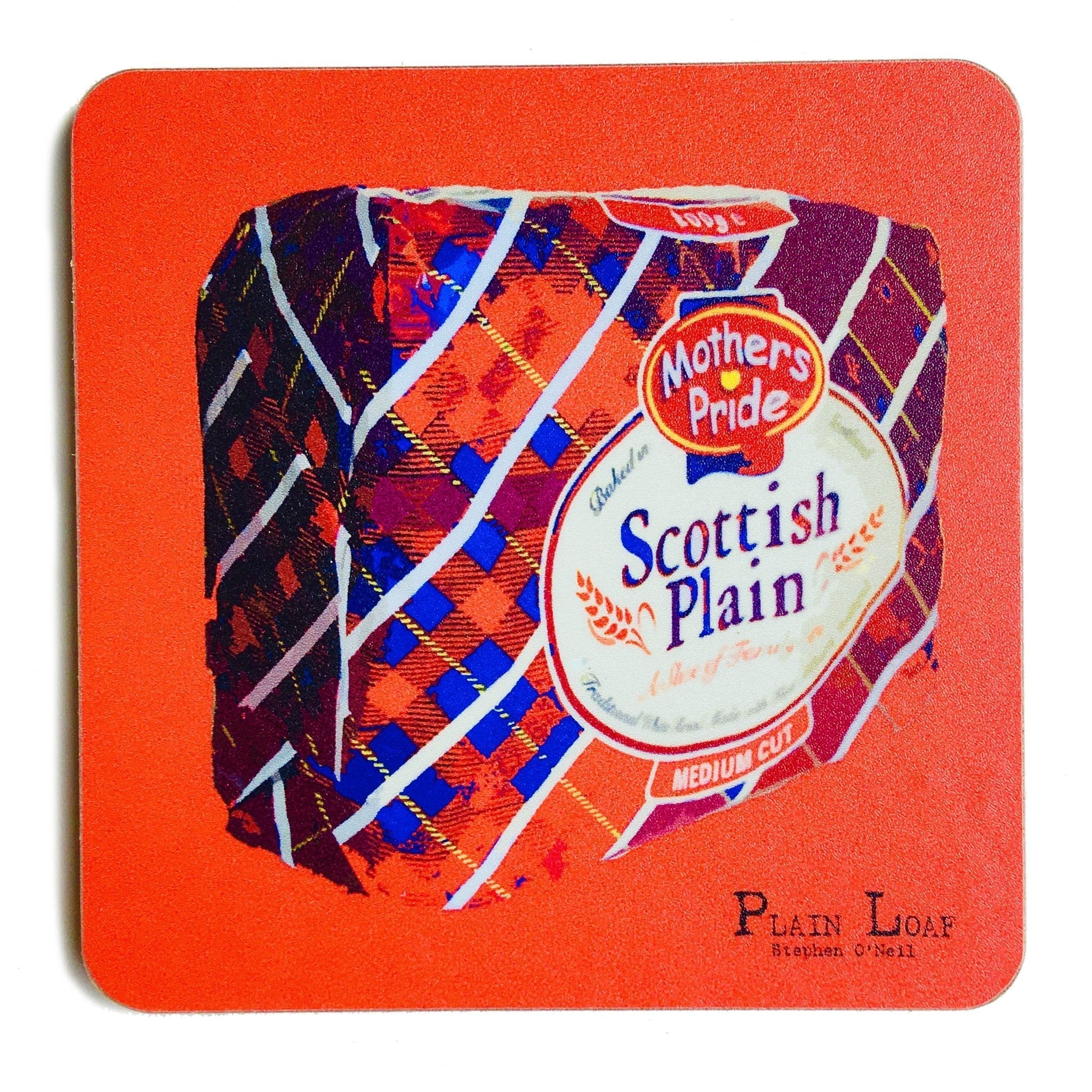 Plain Loaf Coaster - The Nancy Smillie Shop - Art, Jewellery & Designer Gifts Glasgow