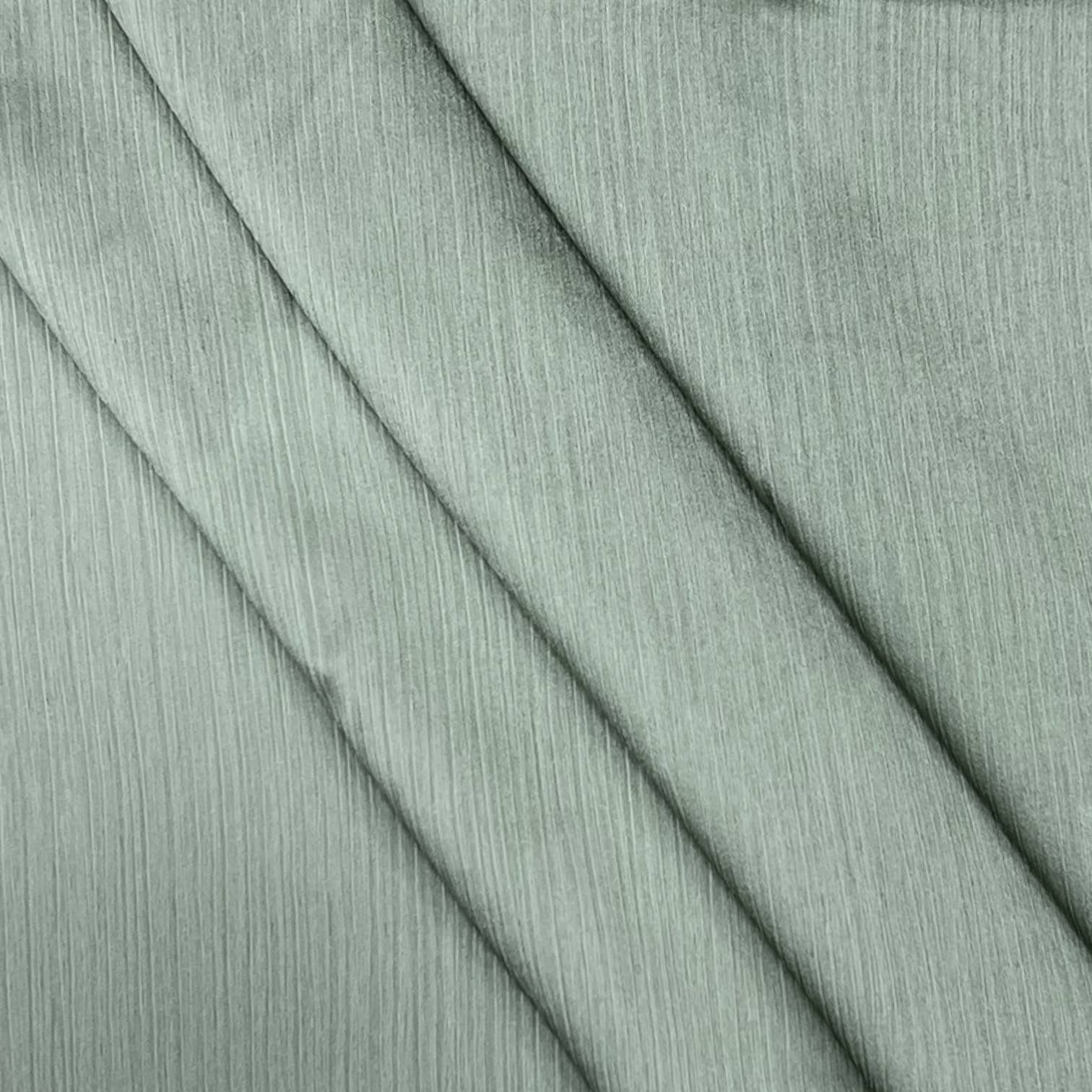 Plain Ribbed Long Satin Scarf: Silver - Scarves! - Scotland