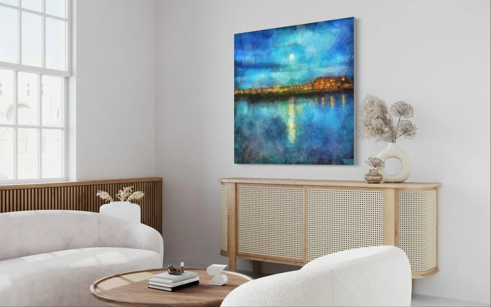 Portobello Moonlight  | Statement Interior Wall Art from Scotland
