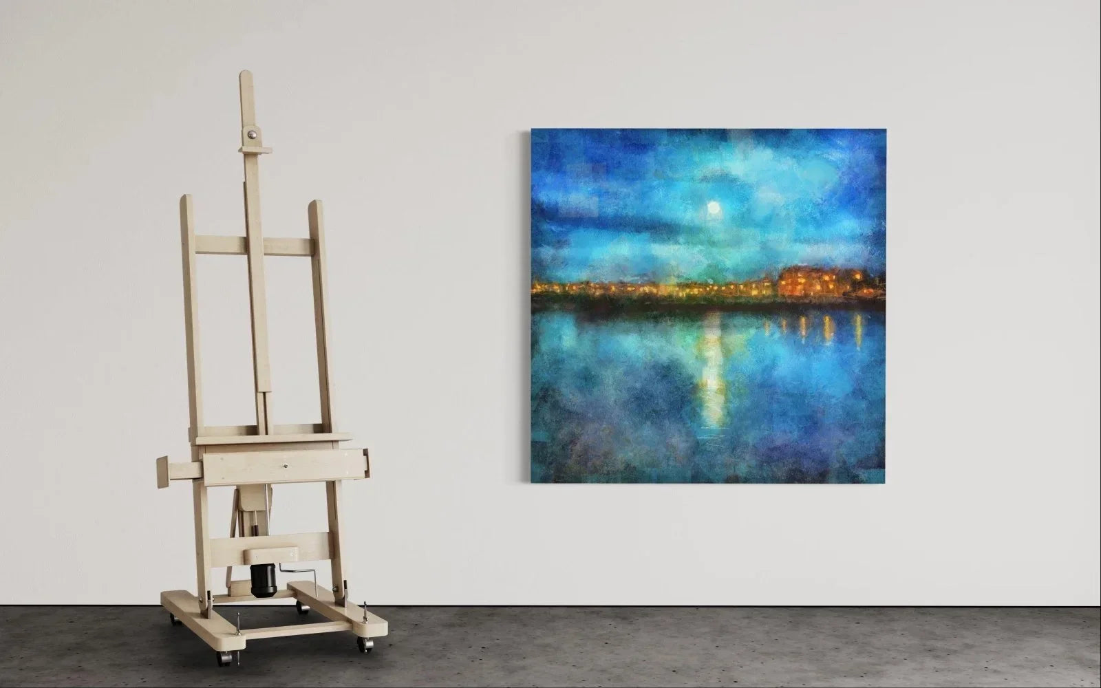Portobello Moonlight  | Statement Interior Wall Art from Scotland
