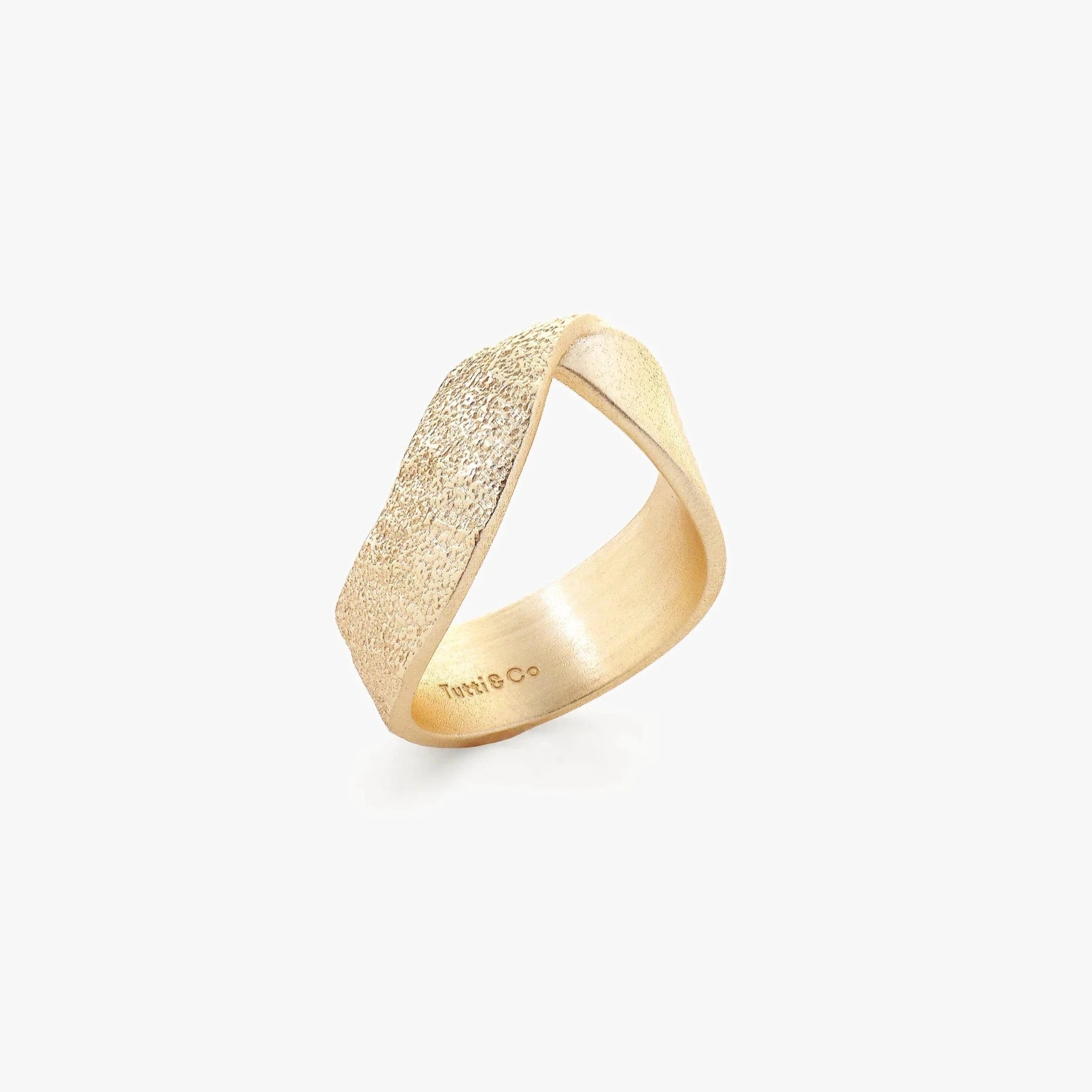 Praise Ring Gold - The Nancy Smillie Shop - Art, Jewellery & Designer Gifts Glasgow